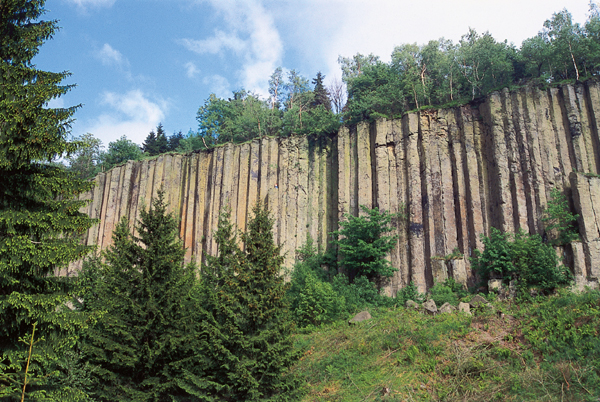 Basaltsäulen am Scheibenberg